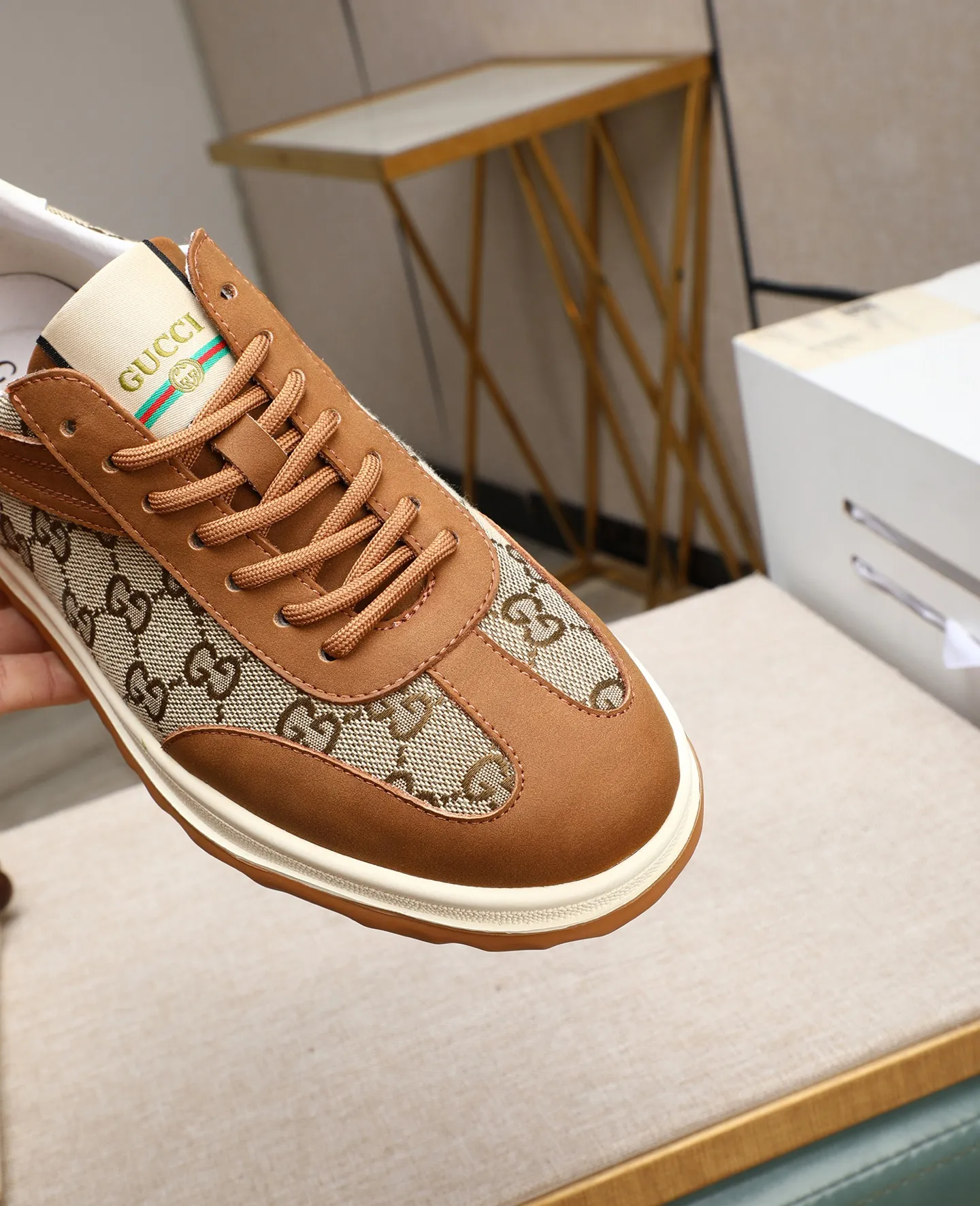 Men's shoes 💰400 GUCCI🔍The latest model is on sale at the same time at the counter. Original calfskin imported from Italy, genuine leather lining, (high-end, extravagance, and class) exquisite workmanship, sole: original sole provided by the original factory, ⚠exclusive double-layer movable molded sole super comfortable⚠, real shot 🎬The real thing is better🔍🔍"High quality·Follow the item" Code number 38-44